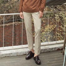 머시따 남성용 편한 착용감 깔끔한 핏의 밴딩 슬랙스