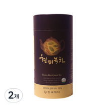 한국제다 현미녹차 지관 100g, 2개