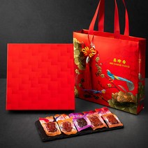 비첸향 미니이지 프리미엄 컬렉션 육포세트 420g + 쇼핑백, 1세트