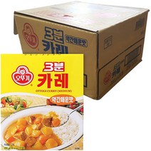 오뚜기 3분 카레 약간매운맛, 200g, 24개
