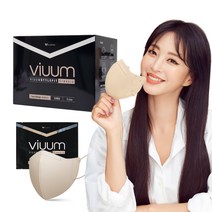 비움 스타일핏 클래식 컬러 마스크 소형, 30개입, 1개, 샌드베이지