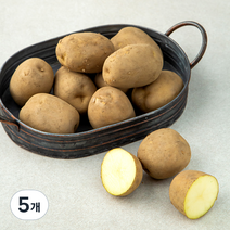 국내산 감자(중), 1kg, 5개