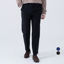 캐럿 남성 구김 적은 스트레이트핏 히든밴딩 스판 슬랙스