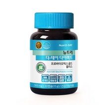 뉴트리디데이 다이렉트 프로바이오틱스 골드 플러스 병 유산균, 30정, 15g, 4개