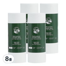 프로그 빨아쓰는 다용도 행주타올, 40개입, 8롤