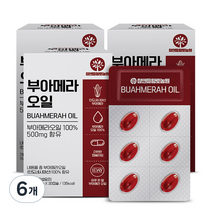 참앤들황토농원 부아메라오일 15g, 30정, 6개