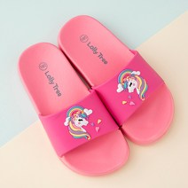 롤리트리 유니콘 그래픽 슬리퍼