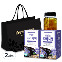 황토농원 맛있는 도라지청 250g x 2p + 보틀 + 쇼핑백, 500g, 2세트