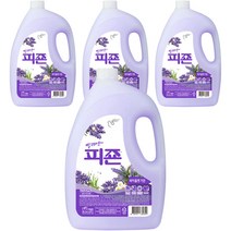 피죤 레귤러 섬유유연제 바이올렛 가든 본품, 3100ml, 4개