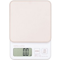 벨라쿠진 주방 전자 저울 1kg, 베이지