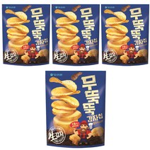 무뚝뚝감자칩 통후추 소금맛 과자, 124g, 4개