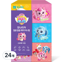 모나리자 알쏭달쏭 캐치 티니핑 미용티슈, 230매, 24개