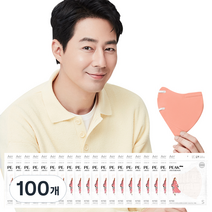아에르 피크 라이트핏 보건용 마스크 KF80 S, 코랄핑크, 1개입, 100개