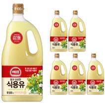 해표 식용유, 1.8L, 6개