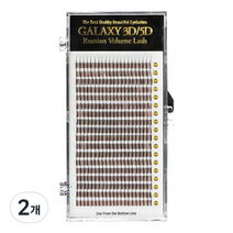 갤럭시 밍크 볼륨래쉬 3D C컬 0.05 x 10 mm, 랜덤발송, 2개