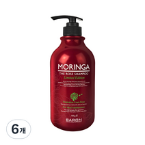 바론 모링가 더 로즈 샴푸, 500g, 6개