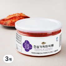 진심젓갈 가자미식해 젓갈, 400g, 3개