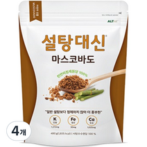 알티스트 설탕대신 비정제 사탕수수 원당 마스코바도, 4개, 480g