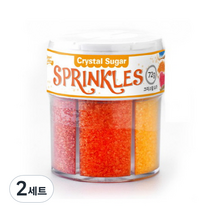 브레드가든 크리스탈 슈가 스프링클 6종 세트, 72g, 2세트