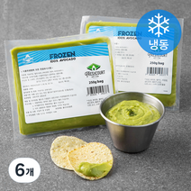 아보카도 퓨레 (냉동), 250g, 6개