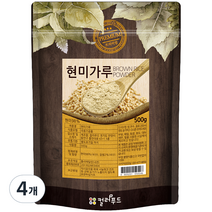 컬러푸드 국산 현미가루, 500g, 4개