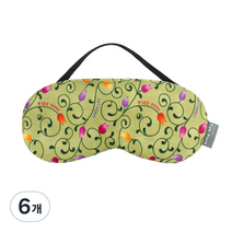 그린라이프 허브 눈찜질팩 카키, 1개입, 6개