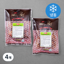 웰쉐프 한양 매운양념 돼지껍데기 (냉동), 300g, 4개