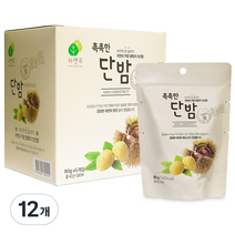 자연루 촉촉한 단밤, 80g, 12개