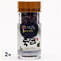 한국로하스식품 9번 구워 만든 로하스 알갱이 죽염, 40g, 2개