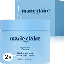 마리끌레르 히아루로닉 소프트 수분크림, 300ml, 2개