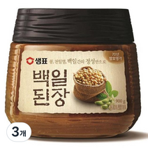 샘표 백일된장, 900g, 3개
