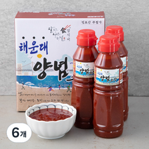 잘식비 해운대 양념초장, 350g, 6개