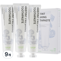 닥터방기원 매스틴트 프레싱 치약 플로럴민트향, 150g, 9개