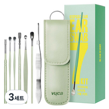 뷰카 귀지쏙쏙 귀이개 7종 키트 세트, 3세트