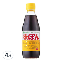 미쯔칸 아지폰 폰즈, 360ml, 4개