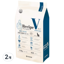유한양행 Recipe V 고양이 처방식사료, 레날케어(신장), 1.2kg, 2개