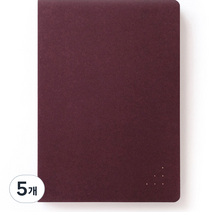이든디자인 반양장 도트 노트 A5, R, 5개