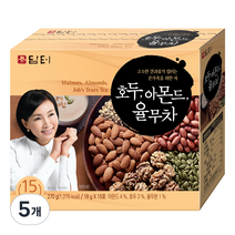 담터 호두 아몬드 율무차, 18g, 15개입, 5개