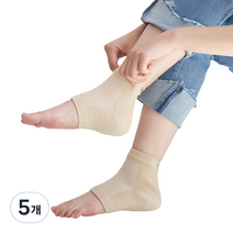 무로 말랑 뒤꿈치패드 각질케어 보습양말, 5개, 2개입