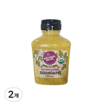 내츄럴밸류 유기농 홀스레디쉬 머스타드, 255g, 2개