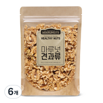 마루넛 견과류 호두, 200g, 6개
