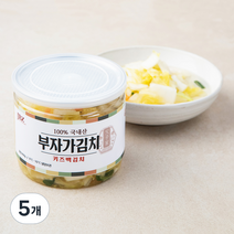 부자가김치 키즈 백김치, 400g, 5개