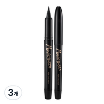 카라디움 무비퀸 펜 아이라이너 1g, 1호 블랙, 3개