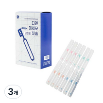 다덴 미세모 교정용 칫솔, 12개입, 3개