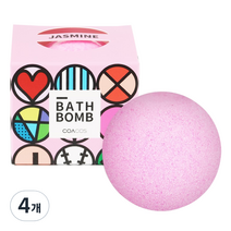 코아코스 버블 배쓰밤 쟈츠비, 140g, 4개