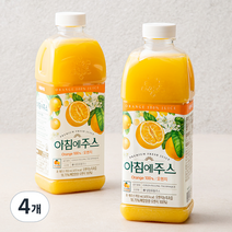 아침에주스 오렌지주스, 950ml, 4개