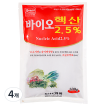 화미 바이오핵산 2.5%, 500g, 4개