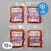 8도포차 매콤양념 돼지껍데기 (냉동), 180g, 12개