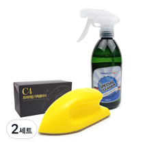 모나코올리브 C4 가죽클리너 + 스페셜 클리너 다목적 세정제 500ml, 2세트