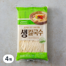 풀무원 쫄깃함이 좋은 도톰한 면발 생칼국수, 1kg, 4개